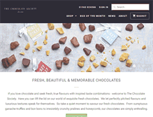 Tablet Screenshot of chocolate.co.uk